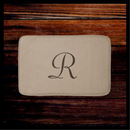Tapis De Bain Tan Monogramme Plush Bath Mat