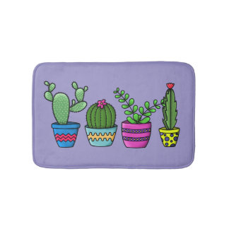 Tapis De Bain Tapete Linha Cactus