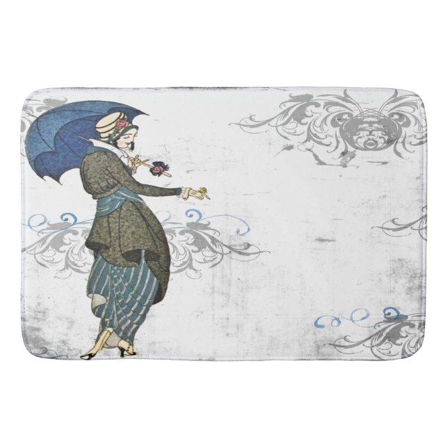 Tapis De Bain Tapis cosplay de salle de bains de joli steampunk (Devant)