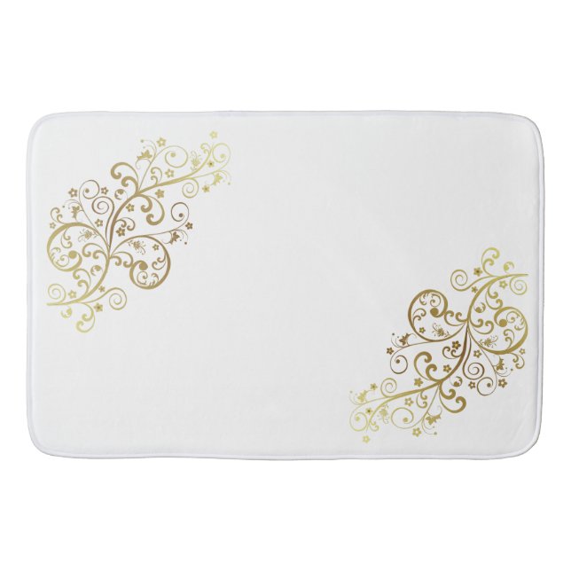 Tapis De Bain Tapis de bain--Remous d'or (Devant)