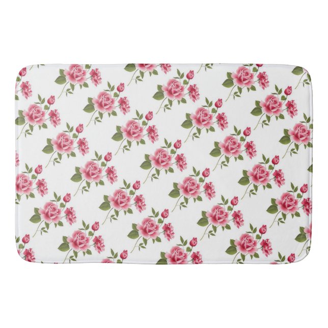 Tapis De Bain Tapis de bain/Roses roses (Devant)