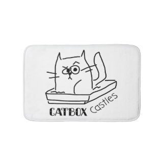 Tapis De Bain Tapis d'ordures de châteaux de Catbox