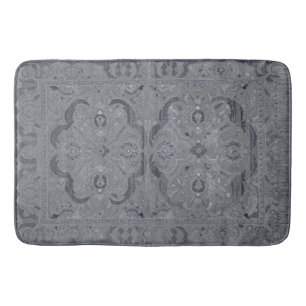 Tapis De Bain Tapis Persique antique Tapis gris chaume