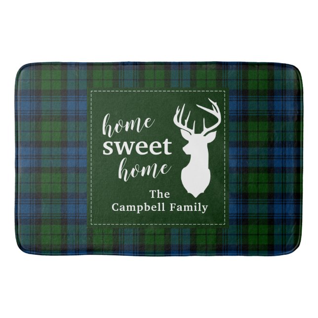 Tapis De Bain Tartan militaire Clan Campbell (Devant)