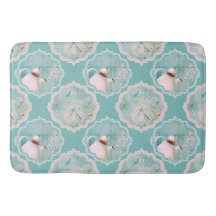 Tea time menthe vert et rose Rug