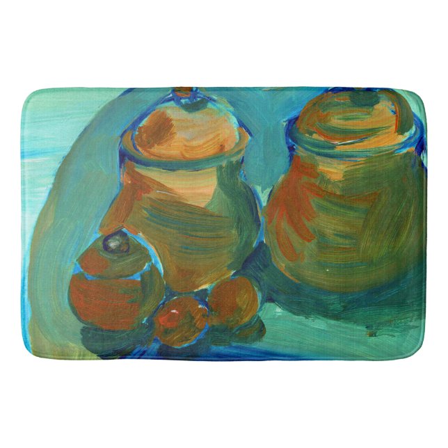 Tapis De Bain Télécharger votre peinture | Activer l'image d'art (Devant)