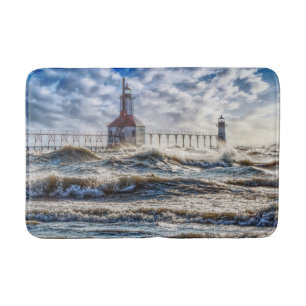 Tapis De Bain Tempête Au Phare St Joseph