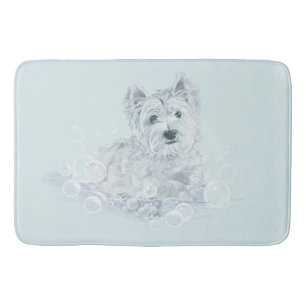Tapis De Bain Temps de bain Westie