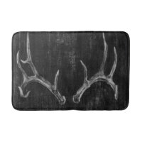 Tête d'animal de cerf rustique sur tableau de bord