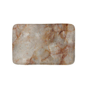 Tapis De Bain Texture Brown en pierre de marbre