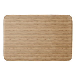 Tapis De Bain Texture de planche en chêne naturel avec des tons