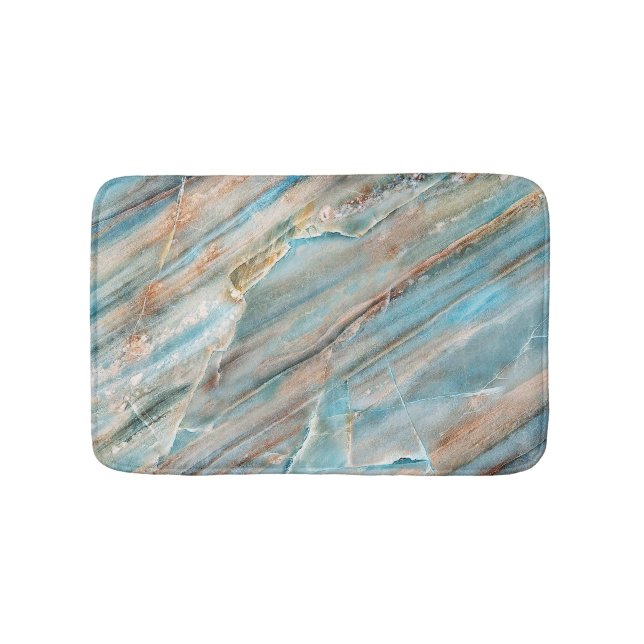 Tapis De Bain Texture en marbre : conception d'impression haute  (Devant)