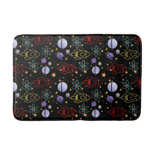 Tapis De Bain Thème Espace