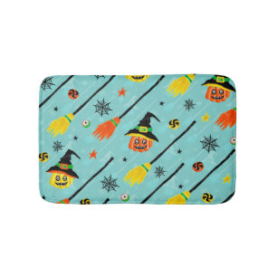 Tapis De Bain Thème Halloween Witchen sans couture