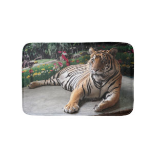 Tapis De Bain Tigre animal sauvage personnalisé