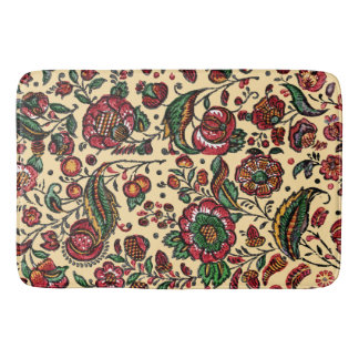 Tapis De Bain Tissu de chintz en coton indien vintage