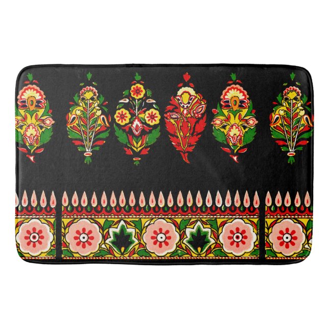 Tapis De Bain Tissu de coton indien (Devant)