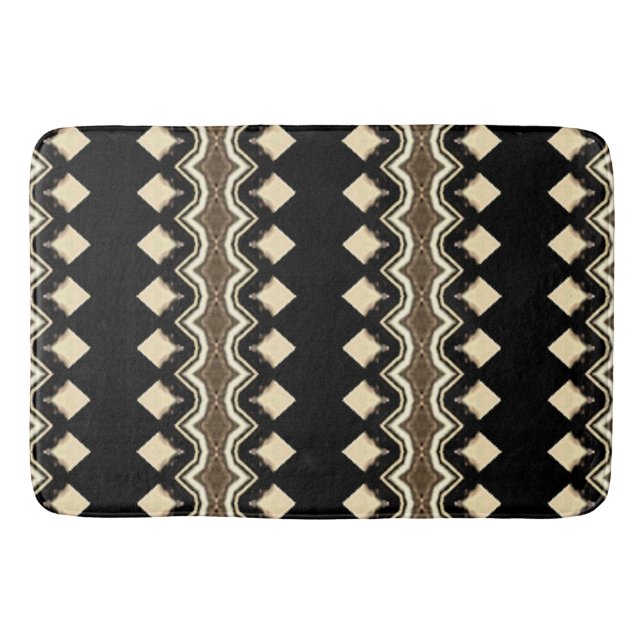 Tapis De Bain Tissu diamant foncé (Devant)