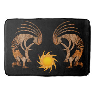 Tapis De Bain Toile Kokopellis Sud-Ouest