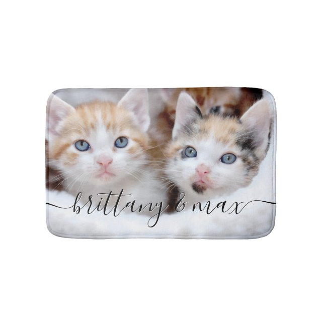 Tapis De Bain Ton mignon chatons pour animaux photo (Devant)