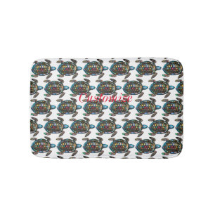 Tapis De Bain Tonnerre de tortue de mer
