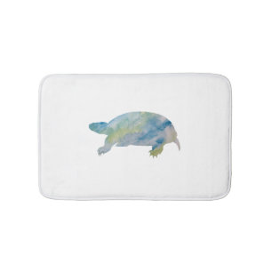 Tapis De Bain Tortue Aquarelle Peinture Bain Mat