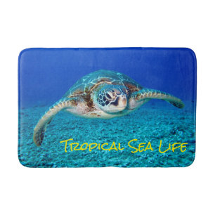 Tapis De Bain Tortue de mer de natation
