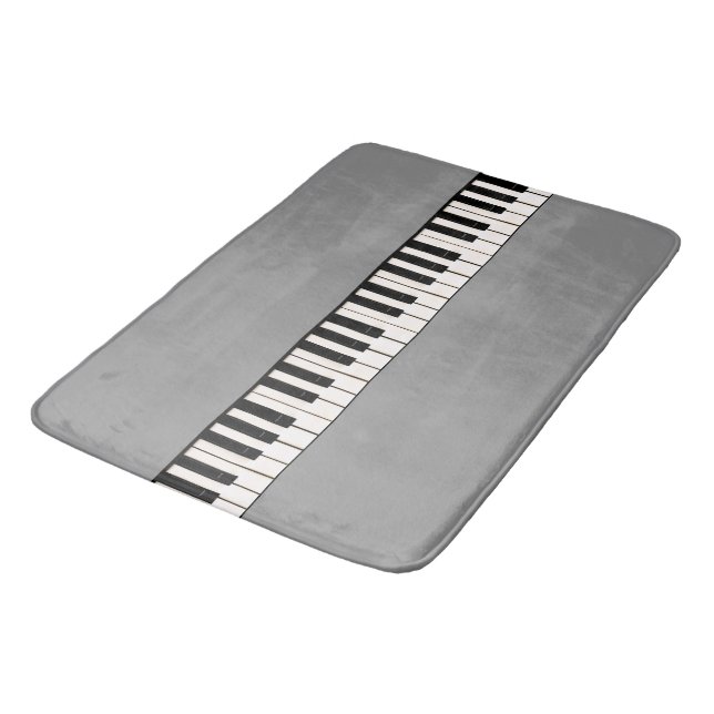 Tapis De Bain Touches de piano (Angle)