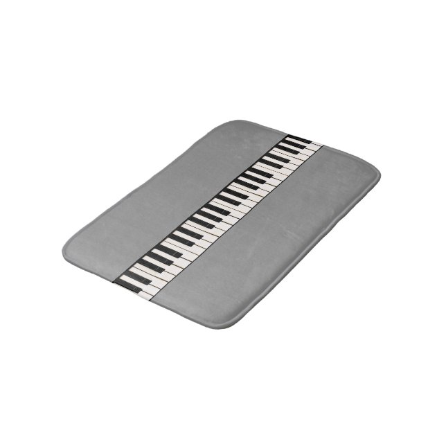 Tapis De Bain Touches de piano (Angle)
