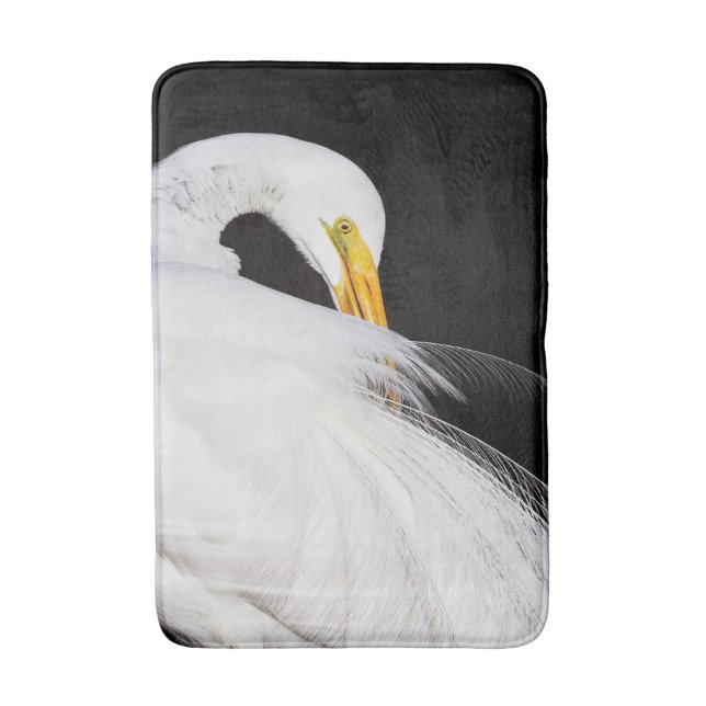 Tapis De Bain Toujours les aigrettes (Devant (Vertical))