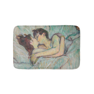 Tapis De Bain Toulouse-Lautrec - En Lit, Baiser
