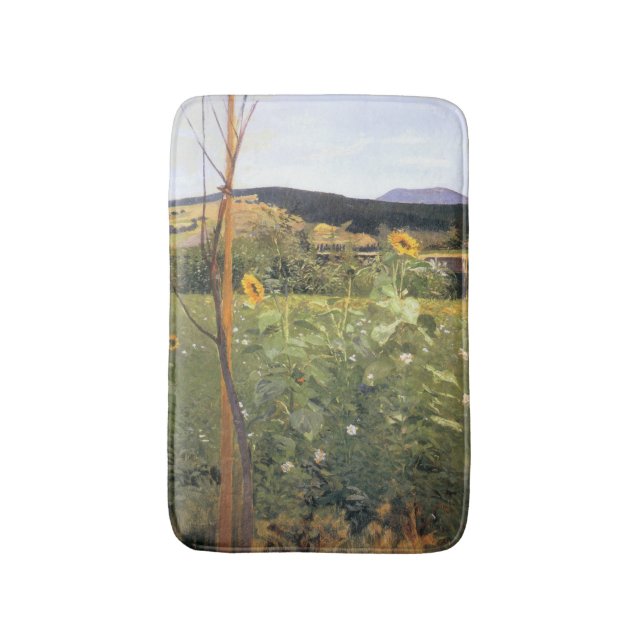 Tapis De Bain Tournesols (par Jacek Malczewski) (Devant (Vertical))