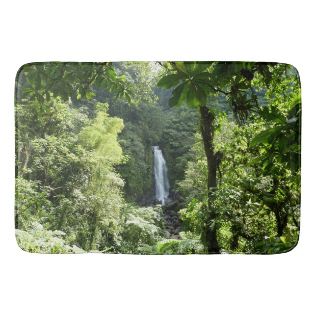Tapis De Bain Trafalgar Falls Tropical Rainforest Photographie (Devant)
