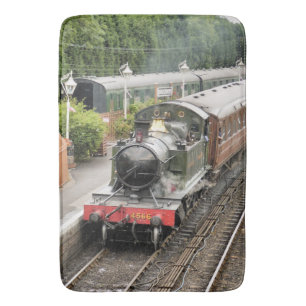 TAPIS DE BAIN TRAINS À VAPEUR
