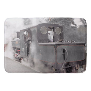 TAPIS DE BAIN TRAINS À VAPEUR 