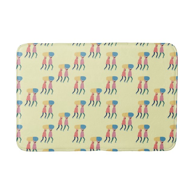Tapis De Bain Transport d'un motif de pilule (Devant)