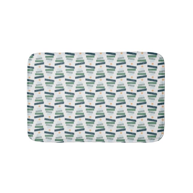 Tapis De Bain Travaux de patchs d'arbre de Noël (Devant)