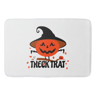 Tapis De Bain Treck Trat Citrouille Sourire