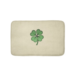 Tapis De Bain Trèfle irlandais chic Lucky
