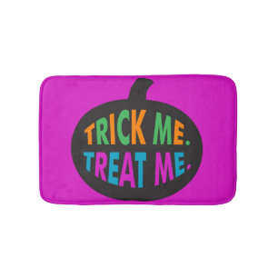 Tapis De Bain Trick Me Traite, Halloween Multi-Couleur