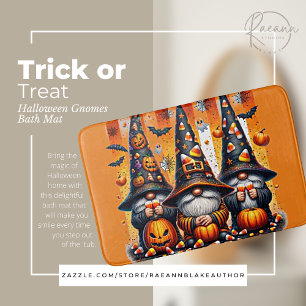 Tapis De Bain Trick or Treat Halloween Gnomes Bath Mat