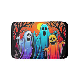 Tapis De Bain Trois modèles Éffrayants d'Halloween