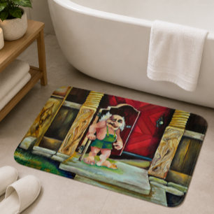 Tapis De Bain Troll scandinave magique et cosy
