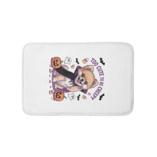 Tapis De Bain Trop mignon pour être effrayant Halloween Tee PNG