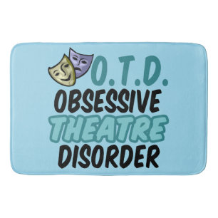 Tapis De Bain Trouble du théâtre obsessionnel