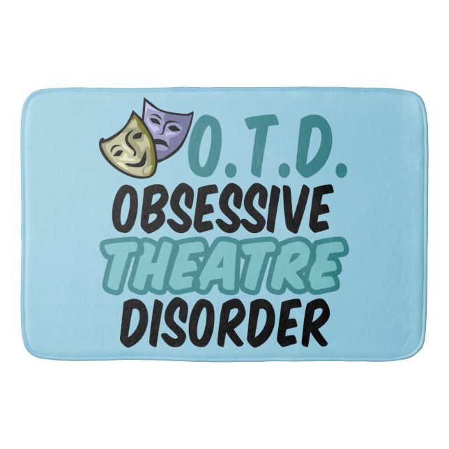Tapis De Bain Trouble du théâtre obsessionnel (Devant)
