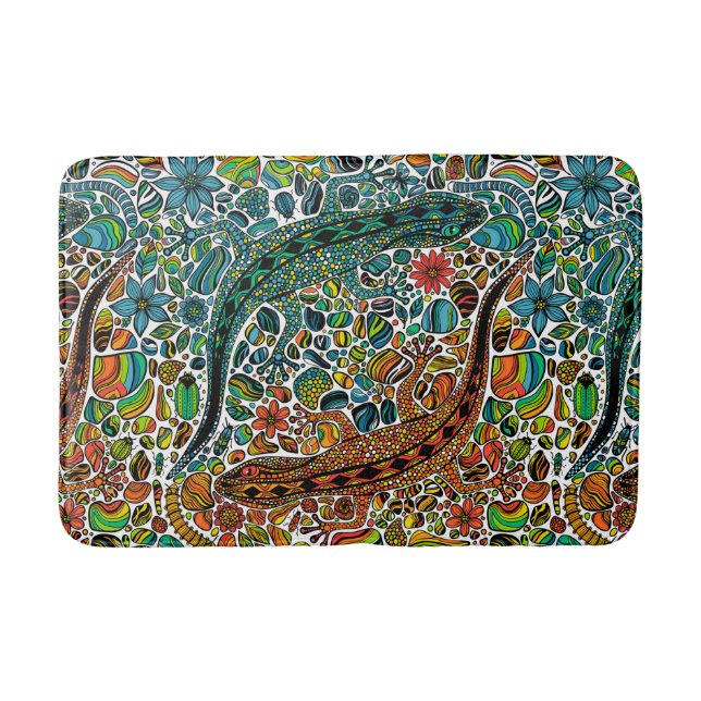 Tapis De Bain Trouvez les geckos (Devant)