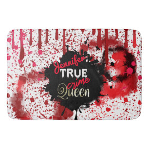 Tapis De Bain True Crime Queen Personnalisé
