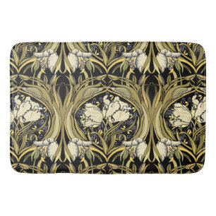 Tapis De Bain Tulipes blanches Art nouveau
