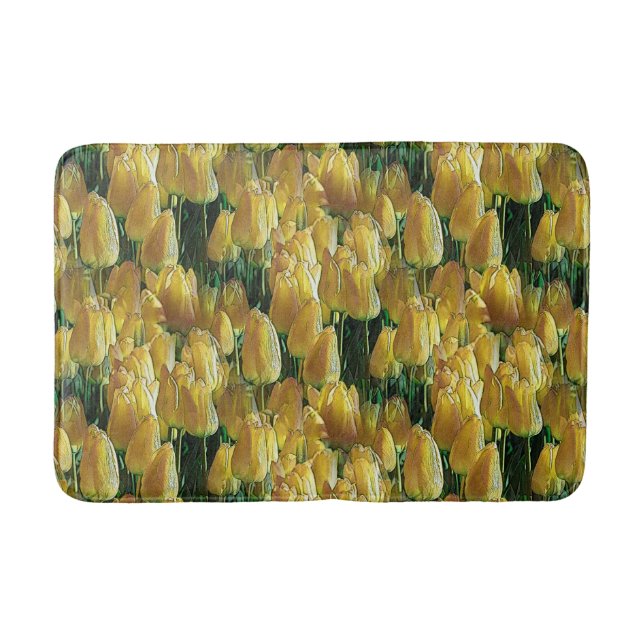 Tapis De Bain Tulips Sunshine Yellow (Devant)